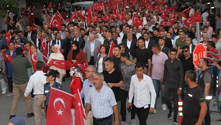 Elazığ'da 15 Temmuz Demokrasi ve Milli Birlik Günü törenle kutlandı