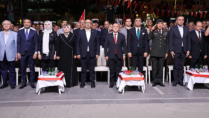 Elazığ'da '15 Temmuz Demokrasi ve Milli Birlik Günü' anma etkinlikleri