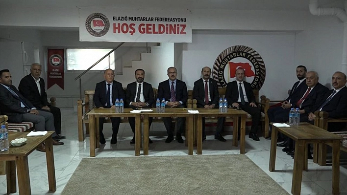 Elazığ'da 19 Ekim Muhtarlar Günü Etkinliklerle Kutlandı