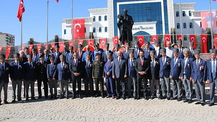 Elazığ'da 19 Eylül Gaziler Günü, düzenlenen tören ile kutlandı