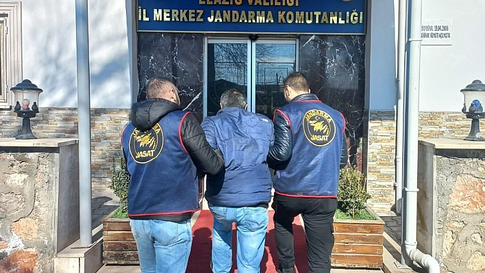 Elazığ'da 20 Yıl Kesinleşmiş Hapis  Cezası Olan Bir Şahıs Yakalandı 