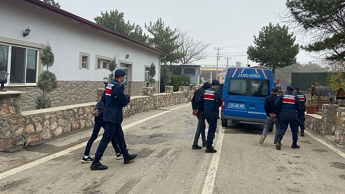 Elazığ'da 3 hırsızlık şüphelisi tutuklandı