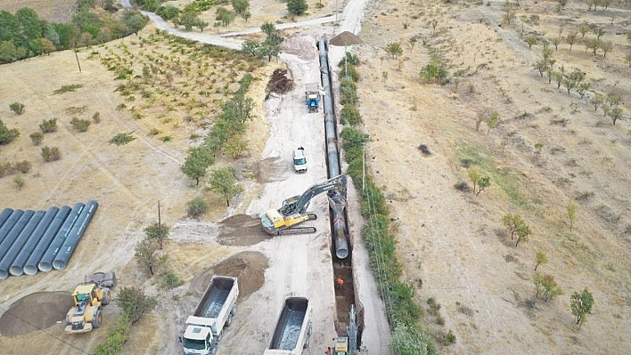 Elazığ'da 4 beldenin su ihtiyacını karşılayacak projede çalışmalar sürüyor