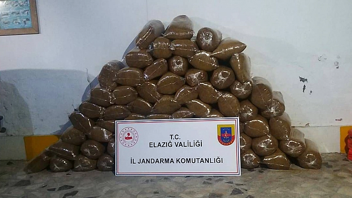 Elazığ'da 408 Kilo Kaçak Tütün Ele Geçirildi