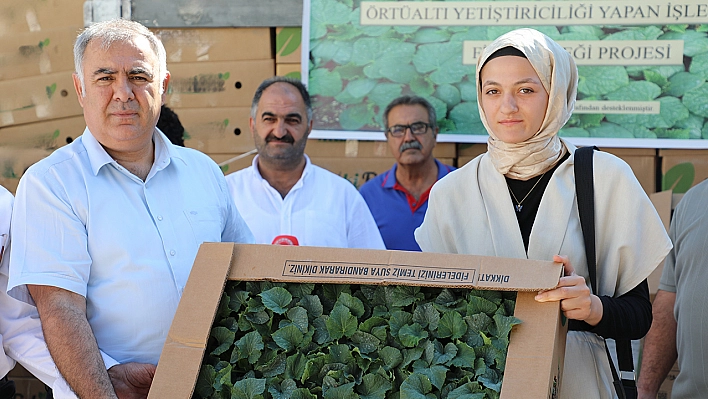 Elazığ'da 42 Üreticiye Fide Dağıtıldı