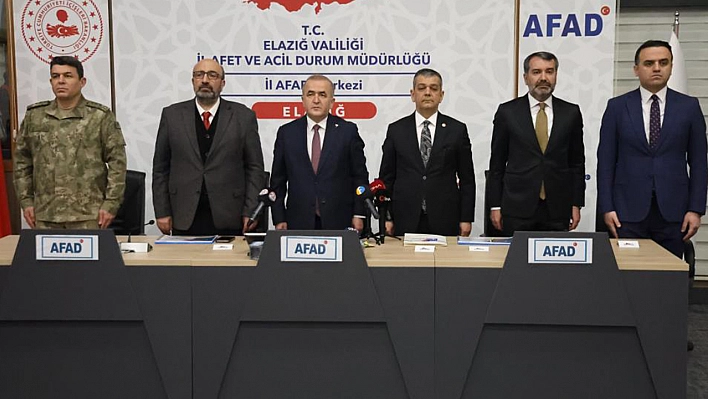 Elazığ'da 6 Şubat depremini anma ve değerlendirme toplantısı düzenlendi