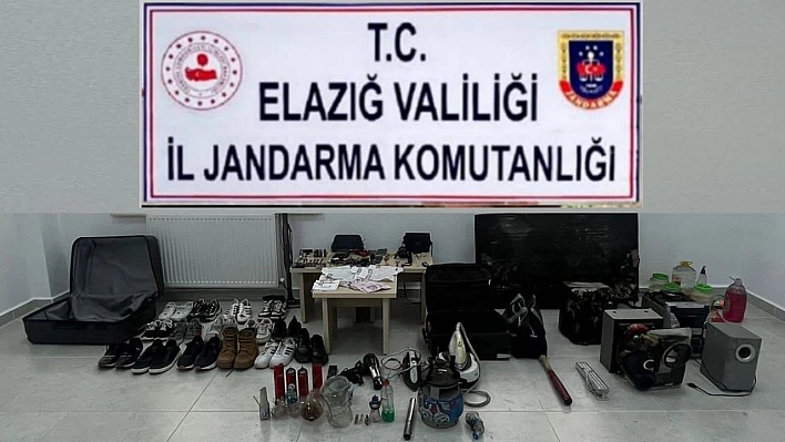 Elazığ'da 7 hırsızlık olayına karışan 2 kişi yakalandı