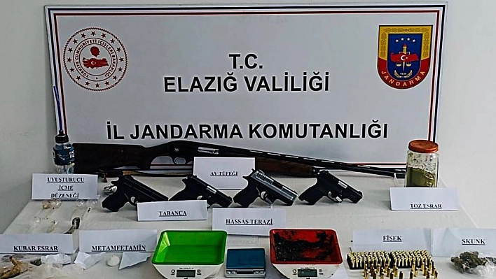 Elazığ'da 7 Uyuşturucu Taciri Yakalandı