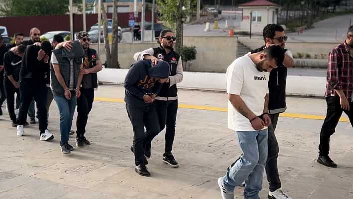 Elazığ'da Uyuşturucu Operasyonunda 9 Şüpheli Tutuklandı