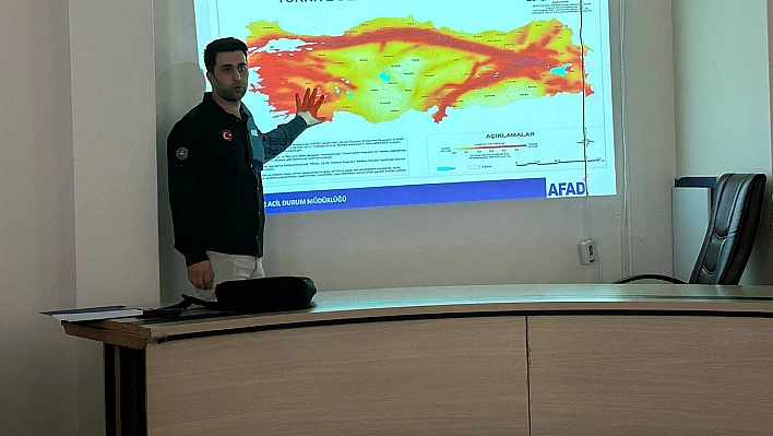 Elazığ'da afet teknik eğitimleri başladı