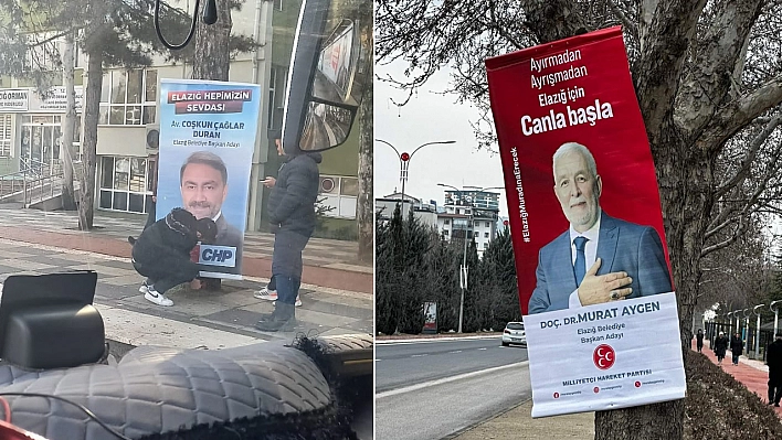 Elazığ'da Ağaçlara Siyasi Eziyet