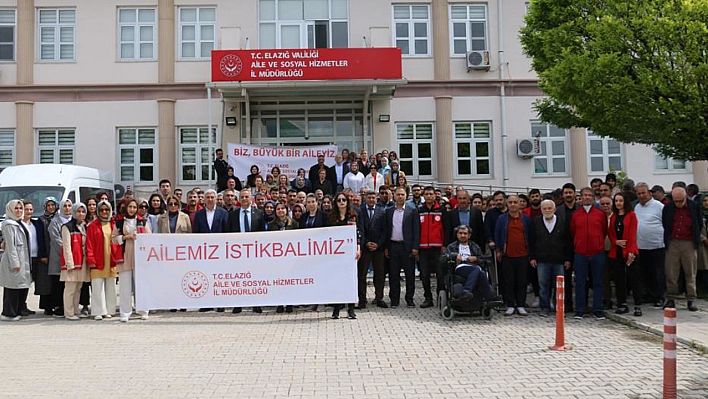 Elazığ'da 'Aile Haftası' Farkındalık Yürüyüşü