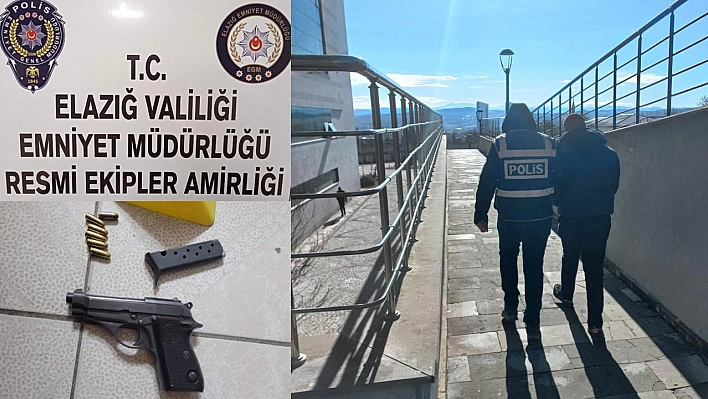 Elazığ'da Asayiş Uygulaması 5 Tutuklu