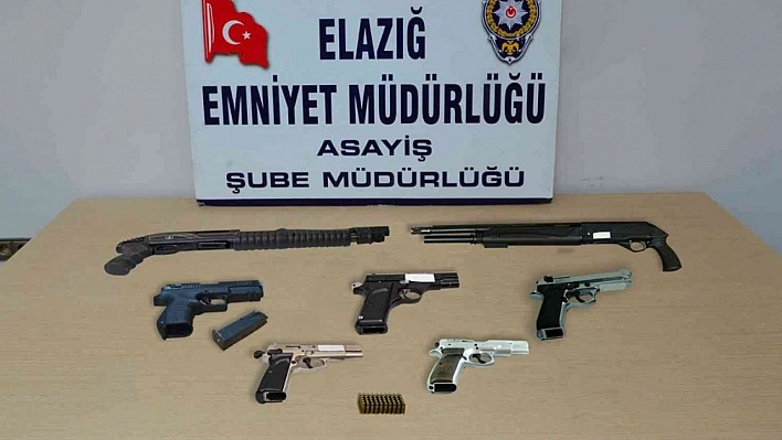 Elazığ'da asayiş ve şok uygulamaları: 19 kişi tutuklandı