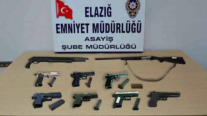 Elazığ'da asayiş ve şok uygulaması: 24 şüpheli tutuklandı