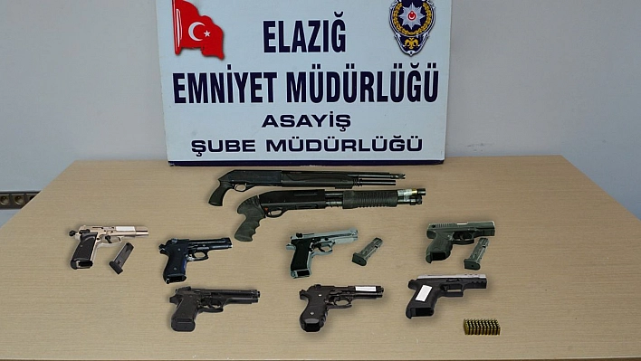 Elazığ'da asayiş ve şok uygulamaları: 25 kişi tutuklandı