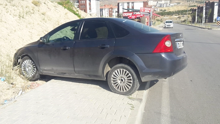 Elazığ'da Aşırı Hız Kazaya Sebep Oldu