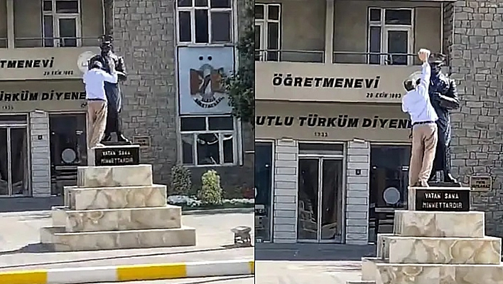 Elazığ'da Atatürk Heykeline Yapılan Saldırıyla Alakalı Valilik'ten Açıklama