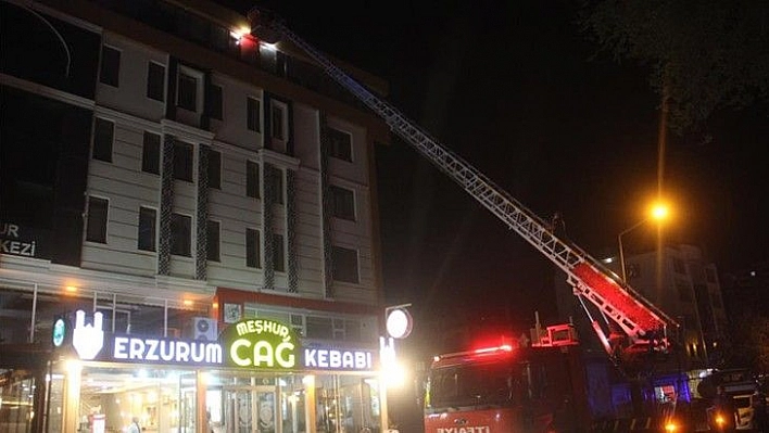 Elazığ'da baca yangını korkuttu