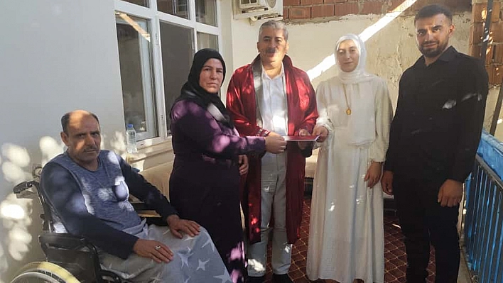 Elazığ'da Başkan'dan yürek ısıtan nikâh: Gelinin evinde kıyıldı