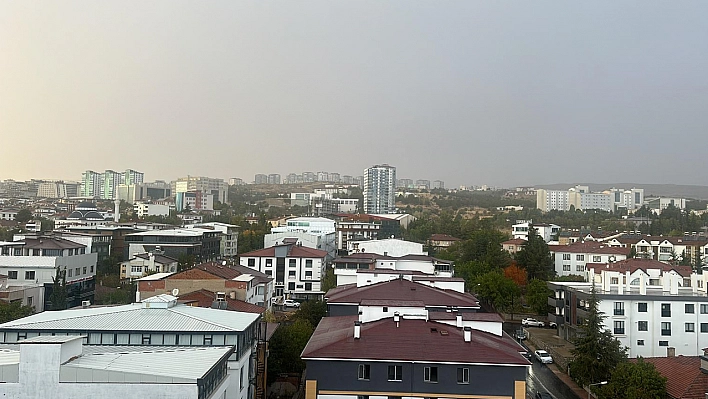 Elazığ'da beklenen yağmur başladı