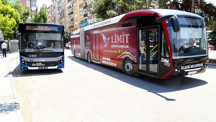 Elazığ'da belediye otobüs ücretlerine zam!