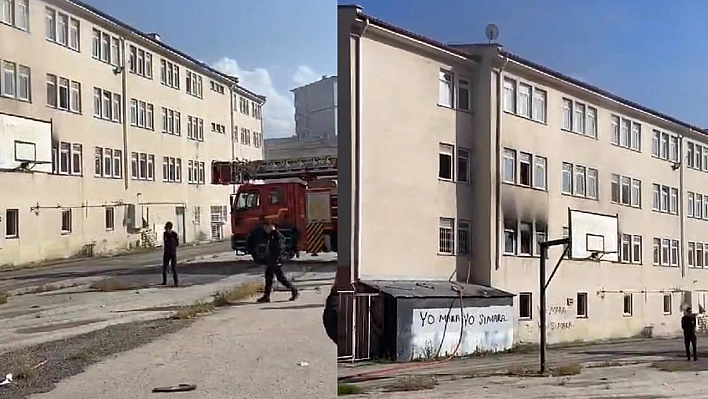 Elazığ'da Binada Yangın Çıktı