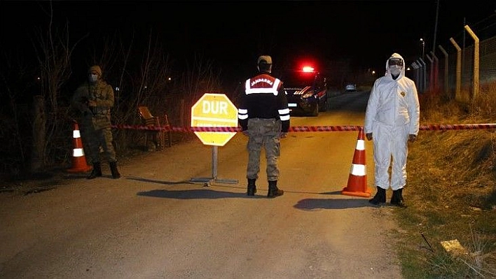 Elazığ'da bir köy karantinaya alındı