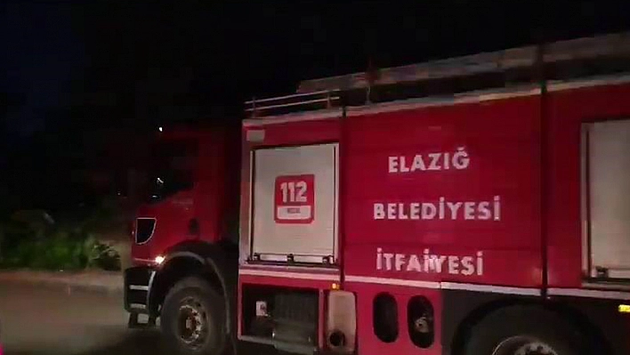 Elazığ'da Bomba Gibi Patladı, Ardından Yangın Çıktı!