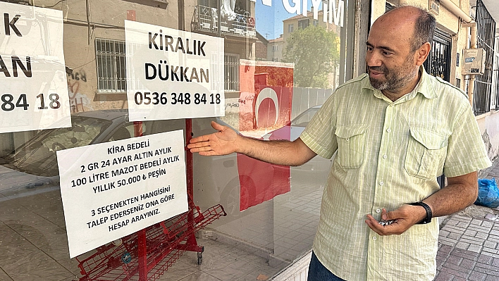 Elazığ'da Böyle 'Kiralık' İlanı Görülmedi: Kirayı 400 Ekmekten 100 Litre Mazota Çekti