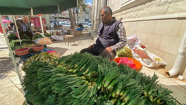 Elazığ'da Çiriş Otu Tezgahlarda Yerini Aldı