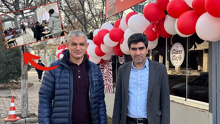 Elazığ'da Class Cafe yenilenen yüzüyle hizmete açıldı