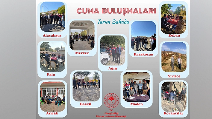 Elazığ'da 'Cuma Buluşmaları' Tüm hızıyla devam ediyor!