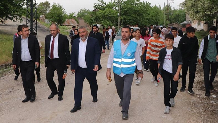 Elazığ'da Doğa ve Kültür Yürüyüşü Gerçekleştirildi