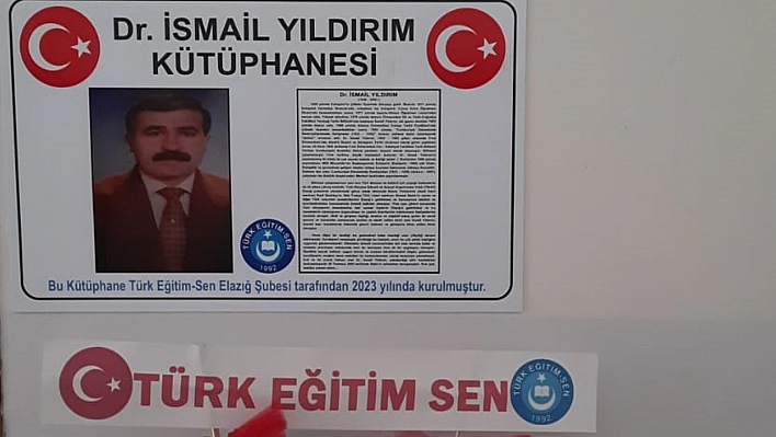 Elazığ'da Dr. İsmail Yıldırım Kütüphanesi Açıldı