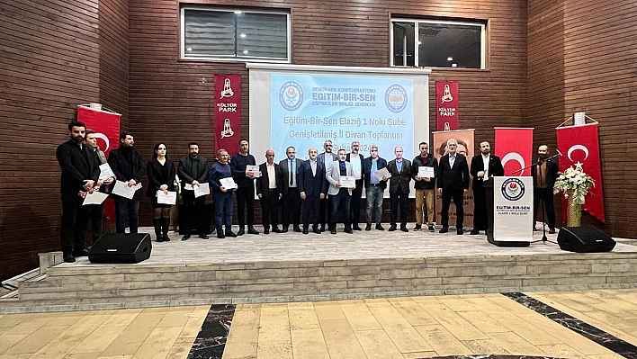 Elazığ'da Eğitim Bir-Sen 32. Yılını Kutladı 