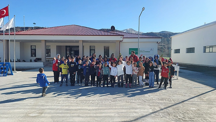 Elazığ'da eğlenceli kış kampı