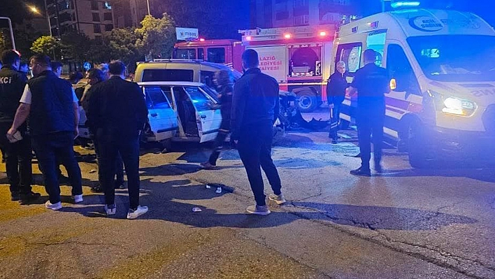 Elazığ'da feci kaza: 3 yaralı