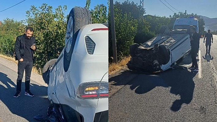 Elazığ'da feci kaza: 3 yaralı