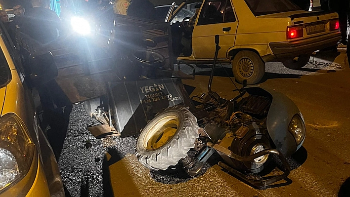 Elazığ'da feci kaza: 3 yaralı