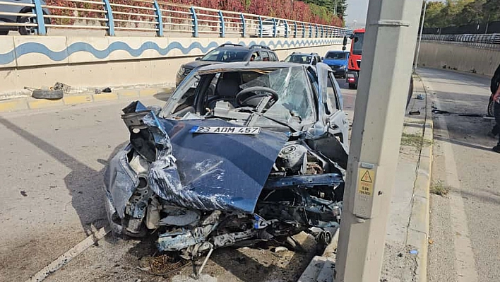Elazığ'da feci kaza: 5 yaralı