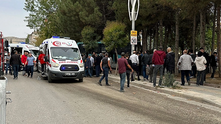 Elazığ'da Facia! Çok Sayıda Yaralı Var!