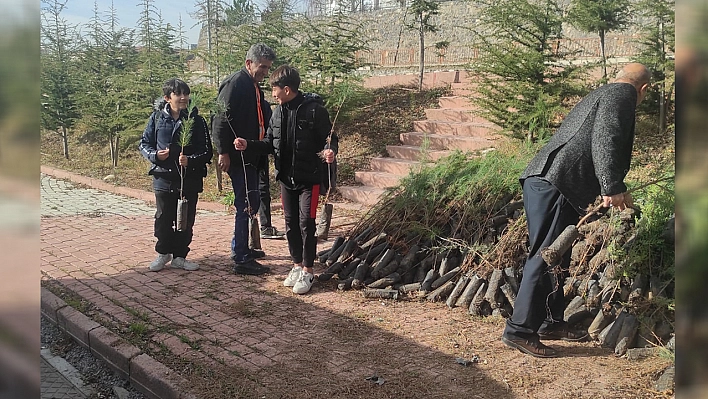 Elazığ'da Fidan Dikim ve Dağıtım Çalışması