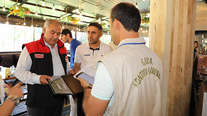 Elazığ'da Gıda işletmelerine Karekod denetimi