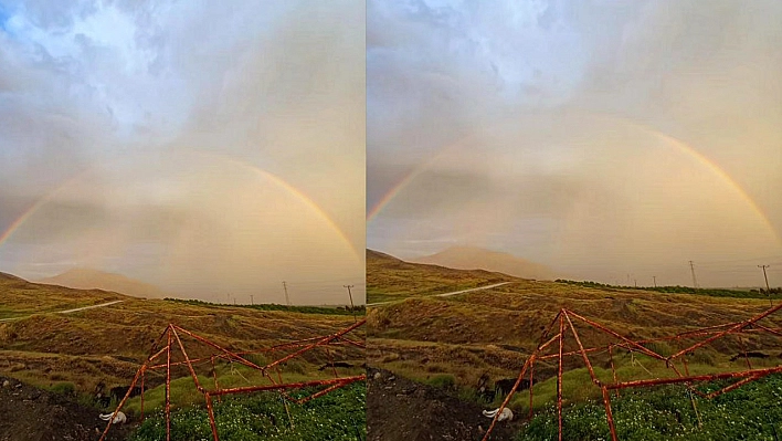 Elazığ'da görenleri mest eden görüntü