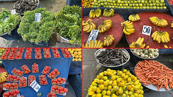 Elazığ'da haftanın ilk pazarında güncel fiyatlar nasıl?