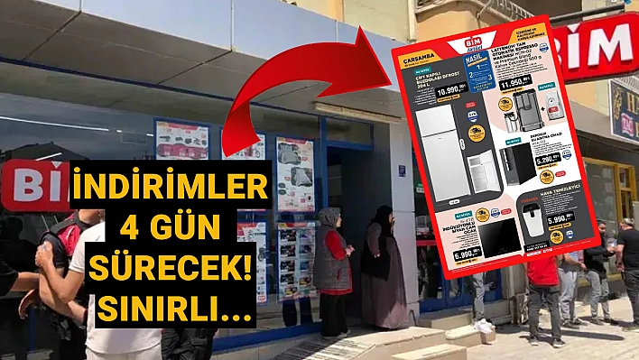 Elazığ'da indirimler başladı! 4 gün sürecek