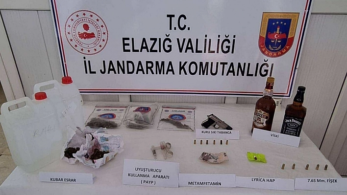 Elazığ'da Jandarma iki köyde eş zamanlı operasyon yaptı: 8 Gözaltı