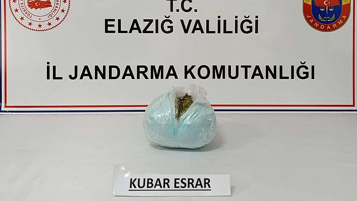 Elazığ'da Jandarma Uyuşturucuya Geçit Vermiyor