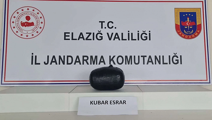 Elazığ'da Jandarmanın Uyuşturucu Operasyonu 1 Gözaltı